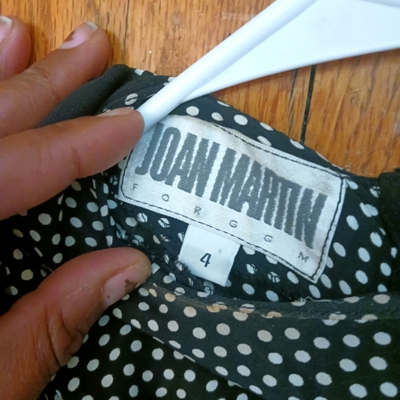 80s Joan Martin dress size 4 polkadot - Picture 5 of 7
